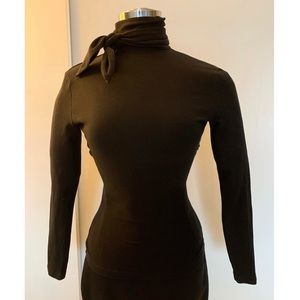 Vintage Plein Sud Tie Neck Top